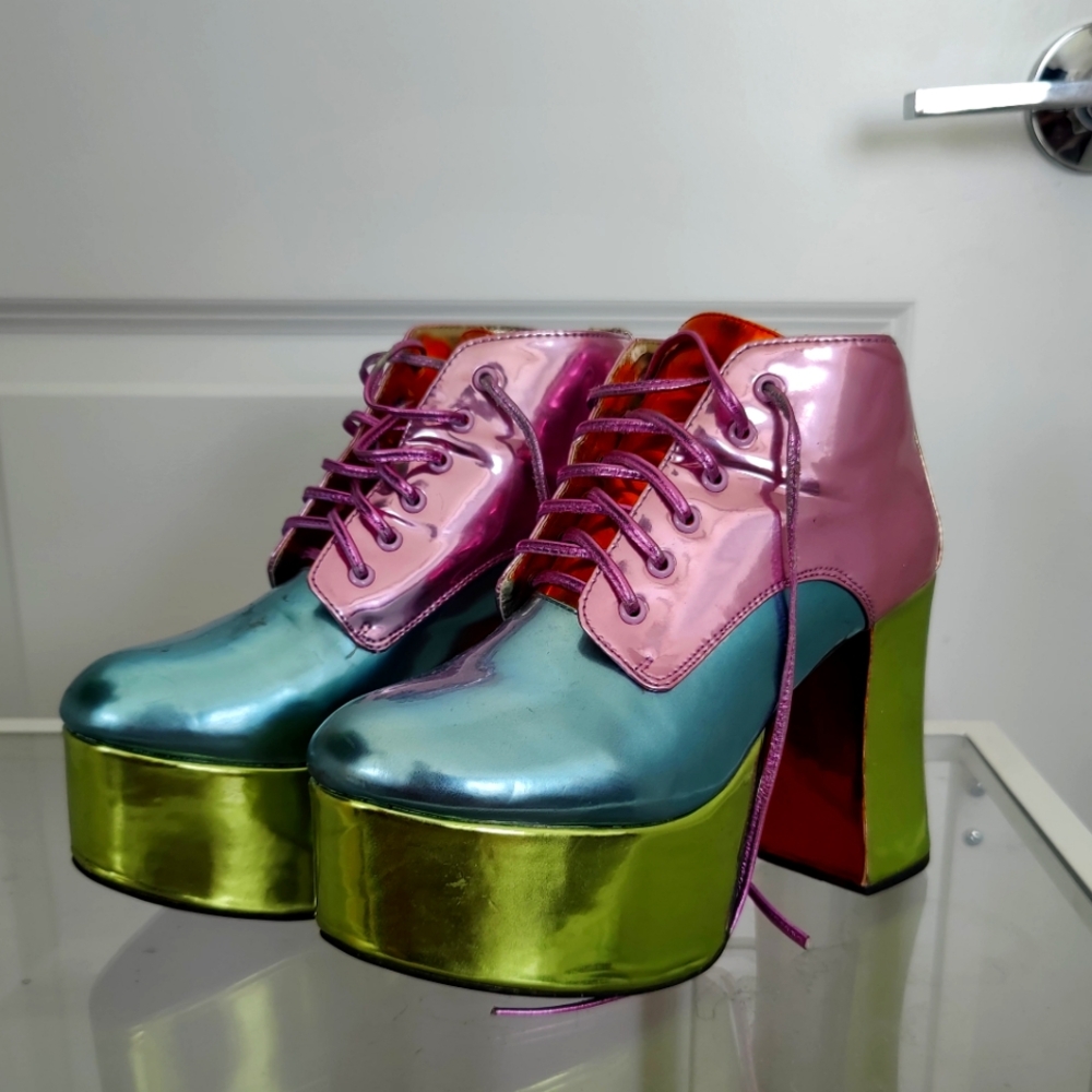 Sugarbaby Metallic Platform Boots